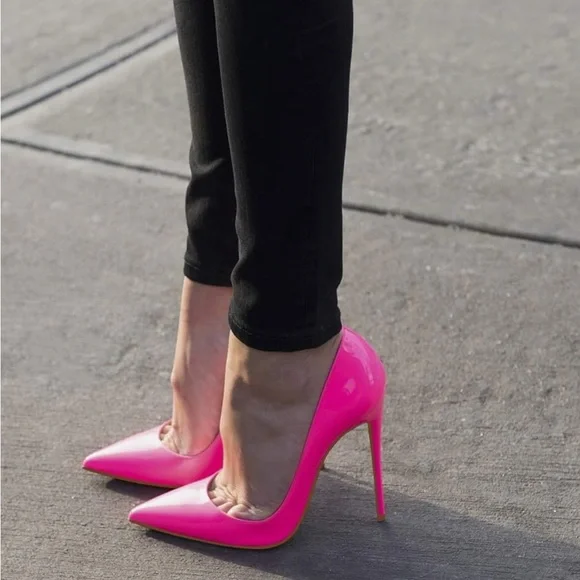 💘Elisabet Tang Pink Heels size 9.5💘 - Picture 2 of 10